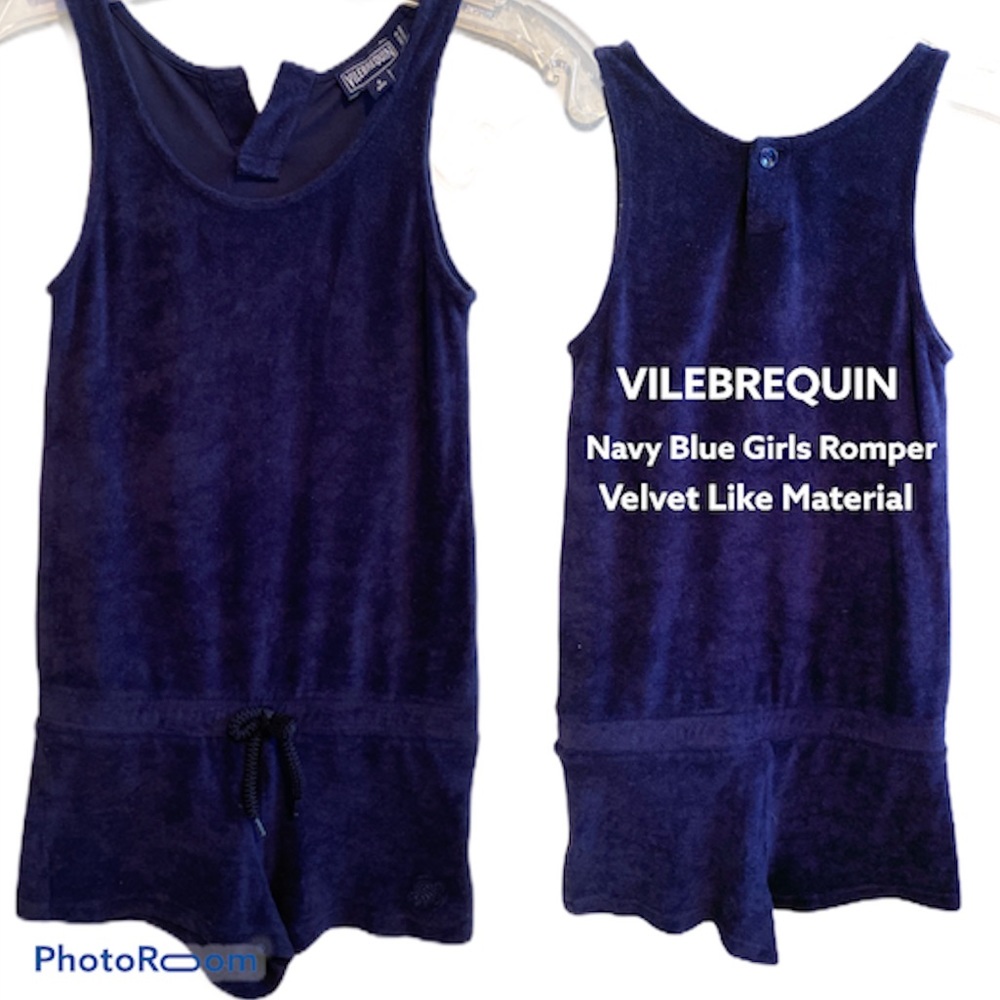 Romper / Swim Cover-Up Navy Blue Girls